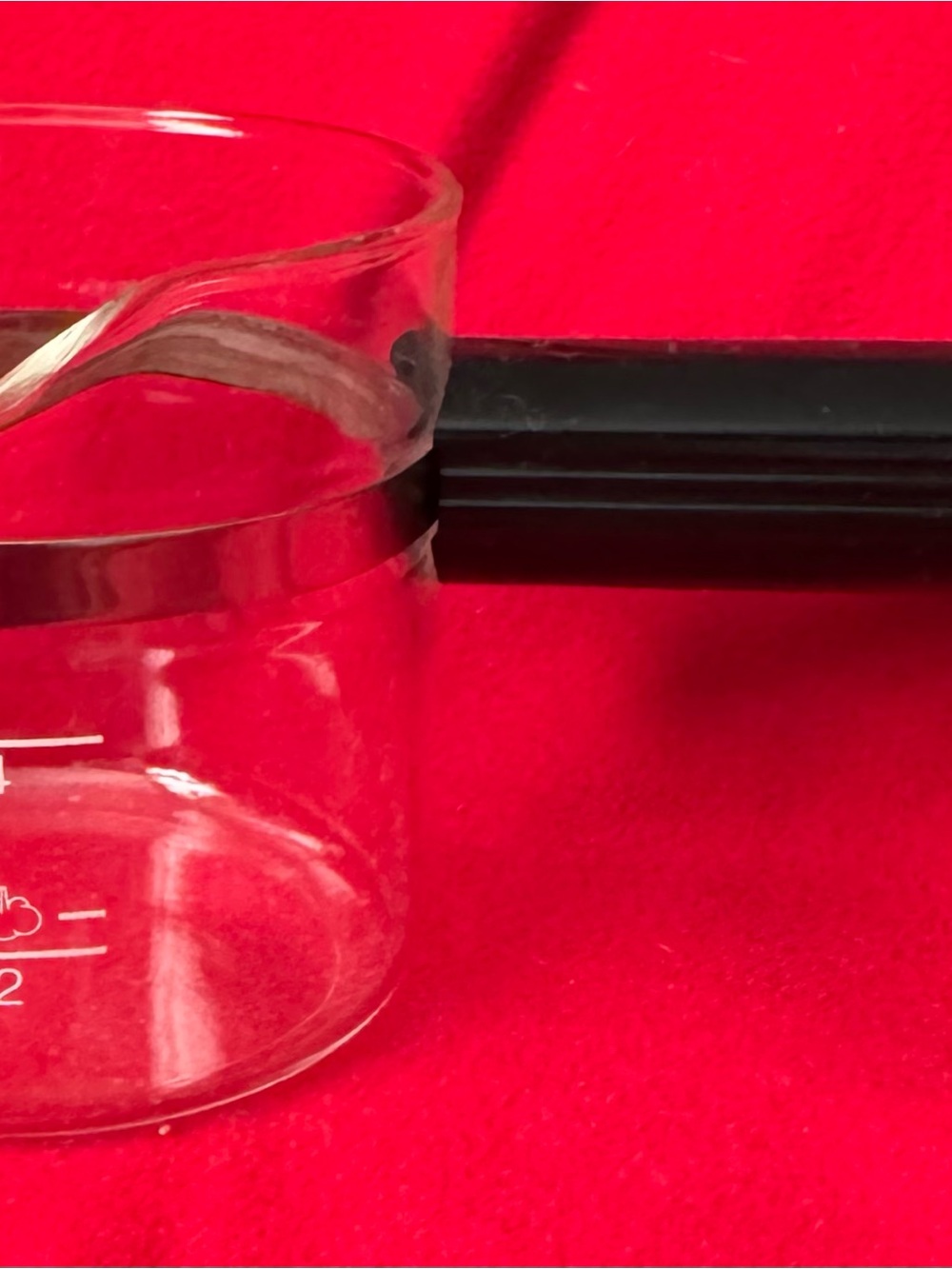 ESPRESSO MAKER Replacement Glass Carafe . 4 Cup Size. Never used